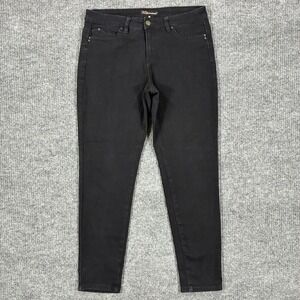 Royalty For Me Wanna Betta Butt Black Skinny Jeans Womens Size 16 Stretch